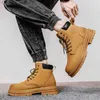 Boots Men's Black Ankle Boots Autumn and Winter Martin Boots Comfortable Outdoor High Top Men's Casual Shoes Classic Design 2023 Z230803