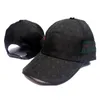 Ballkappen Designer Herren Baseball Marke Tiger Kopf Hüte Biene Schlange bestickt Knochen Männer Frauen Sonnenhut Gorras Sport Mesh Cap Leor