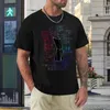 Polos pour hommes The Obelisk / Diviner (noir et multicolore sur noir) T-Shirt Sweat Shirts Anime Clothes Mens Big Tall T