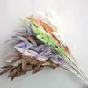 5st Lot 3 gaffelplast Artificial Feather Maple Fake Flowers For Wedding Flower Arrangement El Meichen Dekorativ 76 cm Long296y