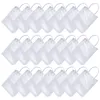 Gift Wrap 24 Pcs Food Plastic Totes Outdoor Bag Small Clear Bags Welcome Wedding Guests Bulk Transparent Handles Gifts Pvc Miss