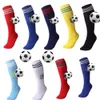 Спортивные носки европейские клубы для взрослых детей футбольные носки Длинные чулки колена дышащие невозмутимые спортивные пробежки.