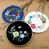 Chinese Style Products DIY Flower Embroidery Material Kits Painting Interesting Handicrafts For Beginner Embroidery Cross Stitch Art Craft