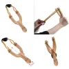 DHL Fidget Toys Wooden Material Slingshot Rubber String Fun Traditional Kids Outdoors catapult Interesting Hunting Props Toys B0529A40 LL