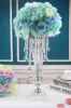 lattest crystal Candle Holders Metal Candlestick Flower Vase Table Centerpiece Event Flower Rack Road Lead Wedding Decoration decor97 LL