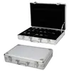 Smyckespåsar 24 Slot Watch Box Organizer Suitcase For Select Shop Display 57BD