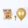 Sonstiges Partyzubehör für Veranstaltungen, 123 Stück, grün-goldene Ballongirlande, Bogen, Konfetti, weiße Globos, Geburtstag, Hochzeit, Valentinstag, Jahrestag, Dekoration 230802