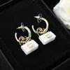 en forme de coeur Ccity Dernière Femme Boucle D'oreille De Luxe Designer Bijoux Femmes Classiques C logo cerceau Boucles D'oreilles Accessoires De Mode 56753