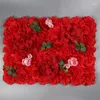 Decorative Flowers 40x60cm Artificial Flower Wall Wedding Decoration Rose Manual Fake Imitation Plants Outdoor Festival Background Panel