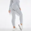 Pantalon actif 2023 sans couture tricoté Fitness GYM femmes taille haute Yoga hanches serré entraînement femme sport Leggings