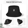 Berretti Hollow Knight King's Brand Debris White Bucket Hat Cappelli Boonie di grandi dimensioni Donna Uomo