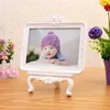 Frames 7 Inch Plastic Po Frame Simple European Style White For Picture Holder Can Be Hung Or Placed Rectangle Family Fra