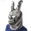 Maski imprezowe Donnie Darko Frank Bunny Mask Film Props Halloween Horror Party Cosplay Costplay Akcesoria L230803