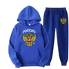 Herrspårar Autumn Weap of Arms of Ryssland Eagle Russian Emblem Gold Tracksuit 2 Pieces Set Sweatshirt+Sweatpants Hoodies Mens Hoodies Passar J230803