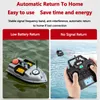 Electric/RC Boats 16GPS Remote Control Smart Return RC Sea Fishing Boat Independent 3Hopper Fixed Point Nesting 500M LCD Display RC Bait Boat Ship 230802