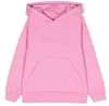 23FW Felpe con cappuccio per bambini invernali Felpe con cappuccio per ragazzi Ragazze Felpa con cappuccio allentata con lettere Hiphop Streetwear Pullover Top Taglia 100-140 150