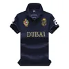 Męskie Polos Dubai Polo koszule mężczyźni haftowane letnia bawełna oddychająca krótka biura odzież biznesowa plus rozmiar xxxl 4xl 5xl 6xl