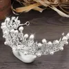 Presilhas de Cabelo Casamento Nupcial TiarasCoroas Faux Pearls Rhinestone Luxo Bride Headpieces Jóias Acessórios de Alta Qualidade