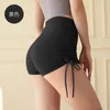 Shorts pour femmes Sports 2023 Nude Cordon Serré Pantalon Taille Haute Hip Lift Fitness Triple Yoga