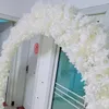 Party Decoration Wedding Backdrop Site Layout Cherry Blossom Arch Door Artificial Flower With Shelf Set For Baby Shower Prop