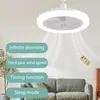 Electric Fans Ceiling Fan with Lamp Converter Base Cooling Fan Light Remote Control Home Chandeliers Speed Fan for Bedroom R230803