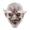 Party Maskers Halloween Horror Latex Ghost Masker Themafeest Wit Browed Zombie Masker Vakantie Cadeau Tricky Props L230803