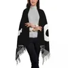 Foulards Écharpe Imprimée Personnalisée Hommes Femmes Hiver Chaud Châle Wrap