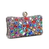 Сумки на плечах конфеты Candy Color Day Clutch Ownestones Вечерние вечеринки бриллианты Diamond Sumbags кошелек акрил 230426