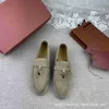 LORO PIANAA LORO PIANO LP SAPO BRITÂNICO SLIP-ON 2023 NOVO ESTILO DE ESTILO CASUAL ON MODORES TASEL LOCKLE FUNHLE Sapatos