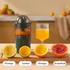 Obst Gemüse Werkzeuge 250ML Elektrische Entsafter Mixer Tragbare Extractor Orange Saft Maker Mini Mixer USB Aufladbare Zitrone 230802