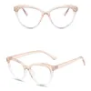 Sunglasses Trendy Color Contrast Frame Flat Glasses Anti Eyestrain Stylish Computer For Men And Women Wear