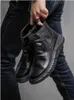 Bottes 2022 automne hiver hommes bottes haut en cuir outil chaussures décontracté Chelsea hommes bottes tendance hommes chaussures Z230803