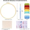 Chinese Style Products Punch Needle Embroidery DIY Strawberry Cross Stitch Hoop Craft Kits Handcraft Embroidery Home Decor R230803
