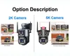 5k 12mp wifi camera draadloze outdoor 10x zoom drie lens beveiliging bewakingscamera auto tracking p2p cctv ptz cam