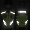 Motorcykelkläder ridstam Motorcykel reflekterande jacka Safy Waistcoat VARNING KLÄDER Hög Synlighet Moto Vest Team Uniform X0803