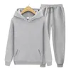 Heren Hoodies Sweatshirts dames vrijetijdskleding pak sportkleding effen kleur pullover broek herfst en winter mode 230802