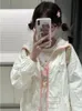 Giacche da donna HOUZHOU Kawaii Cute Pink Giacche da donna stile giapponese Soft Girl Sweet Zipper Jacket Preppy coreano Fashion Cartoon Felpe 230803