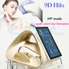 9D Hifu Machine Ultrasound Therapy Machine Skin Tightening Anti Wrinkle Face Neck Lift Body Slimming Salon Beauty Equipment 10 Cartucce Doppi manici