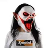 Party Masks Halloween Fangs Vampire Monster Latex Mask Masquerade Party Horringing Supplies Cosplay Costume Accessories L230803