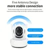 Smart Home 1080p HD Cloud Wireless Wi-Fi Высокопроницаемая камера встряхиваемой головы двусторонняя инфракрасная инфракрасная инфракрасная ночное видение.