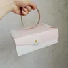Opakowanie na prezenty 10pcs Przenośne cukierki Opakowanie papierowe Flower Pudełko urodzinowe przyjęcie ślubne