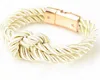 Fashion bracelets trend versatile woven rope personalized iron magnet bracelet