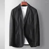 Men's Suits Spring Men Green Blue Suit Blazer Thin Casual Business Coat Plus Size Jacket Office Wear Comfortable 4XL