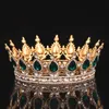 Bruiloft Haar Sieraden Crystal Crown Tiara Bruids Accessoires Ronde Voor Vrouwen Queen Party Tiara Gift 230804