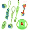 Juguetes para perros Masticables Juguete para mascotas Algodón trenzado Ropetrumpet Chewers Dentición resistente Masticar Interactive Animal lindo Cuerda para mascotas Cachorro Playtime D Otmd0