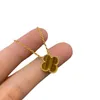 Strands, Strings designer V Thickened Plating 18K Gold Rose Four-leaf clover Necklace Female Charm Colorful Tiger Eye Stone Bone Chain WEUK
