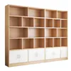 Anpassad design Solid Wood Ecological Board Large Modern Bookhelf Display Case Köp Kontakta oss