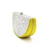 Evening Bags Special design Bridal wedding party purses women evening diamonds fruit lemon slice crystal clutches full 230803