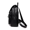 Borse da scuola Jooyedeer Zaino da donna Borsa da viaggio grande in pelle PU Messenger per borsa da ragazza Spalla femminile nera 230804