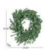 Sedlari Artificial Eucalyptus and Fir Wreath, Green, 24 5